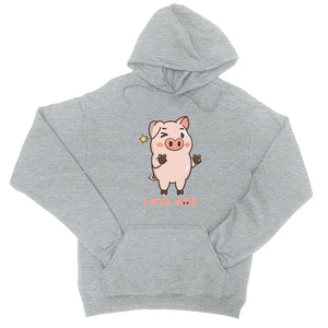 I Pig You Unisex Pullover Hoodie Funny Anniversary Gift For Couples