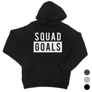 365 Printing Squad Goals Womens Hooded Sweatshirt Workout Motivational Gym Gift