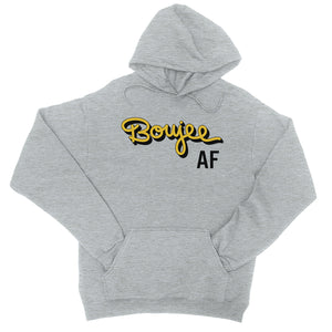 365 Printing Boujee AF Womens Gag Hoodie Pullover Funny Saying Winter Gifts