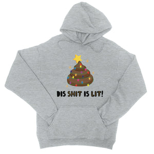 Dis Shit Is Lit Poop Unisex Hoodie