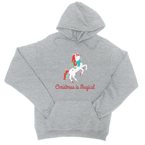 Christmas Magical Unicorn Unisex Hoodie