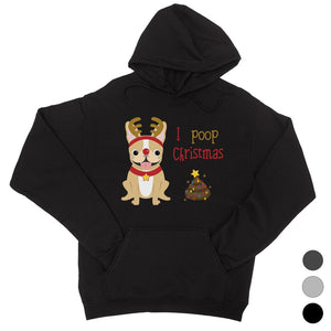 Frenchie Christmas Poop Unisex Hoodie