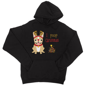 Frenchie Christmas Poop Unisex Hoodie