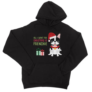 Christmas Frenchie Present Unisex Hoodie