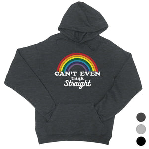 LGBT Can't Straight Rainbow Unisex Hoodie