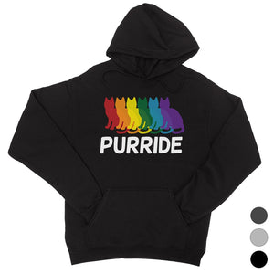 LGBT Purride Rainbow Cats Unisex Hoodie