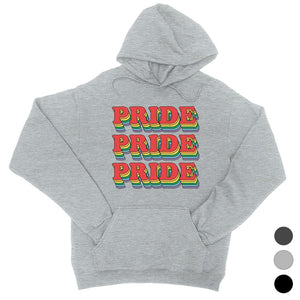 LGBT Pride X3 Rainbow Unisex Hoodie