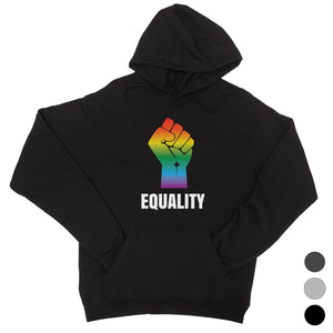 LGBT Equality Rainbow Fist Unisex Hoodie