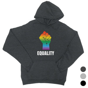 LGBT Equality Rainbow Fist Unisex Hoodie