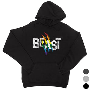 LGBT Beast Rainbow Scratch Unisex Hoodie