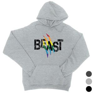 LGBT Beast Rainbow Scratch Unisex Hoodie