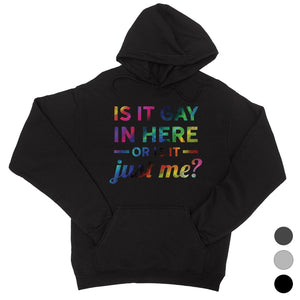 LGBT Gay In Here Rainbow Unisex Hoodie