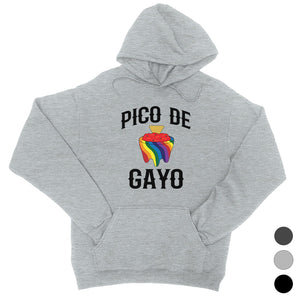 LGBT Pico De Gayo Rainbow Unisex Hoodie