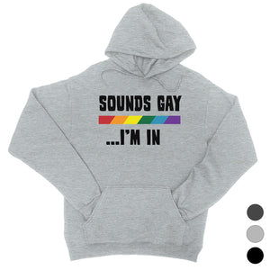 LGBT Sounds Gay Rainbow Unisex Hoodie