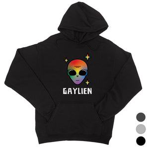 LGBT Gaylien Rainbow Alien Unisex Hoodie