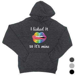 LGBT Licked It Mine Rainbow Unisex Hoodie