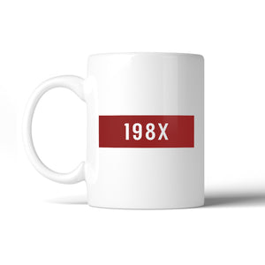 198X Ceramic Mug Cup Simple Design Dishwasher Safe Mug Gift Ideas - 365INLOVE