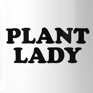 Plant Lady Coffee Mug  Simple Letter Printed Funny Design 11oz Mug - 365INLOVE