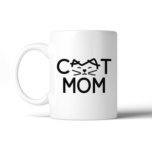 Cat Mom Microwave Safe Ceramic Mugs Cute Gift Ideas For Cat Lovers - 365INLOVE