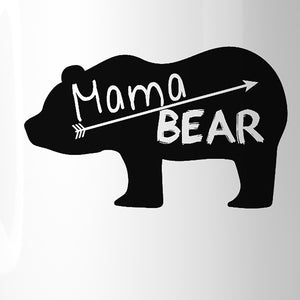 Mama Bear Cute Graphic Coffee Mug Unique Design Gift Idea For Moms - 365INLOVE