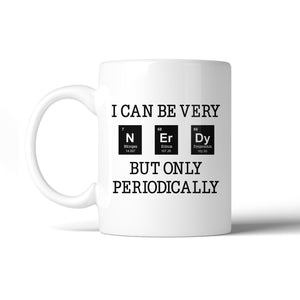 Nerdy Periodically White Mug