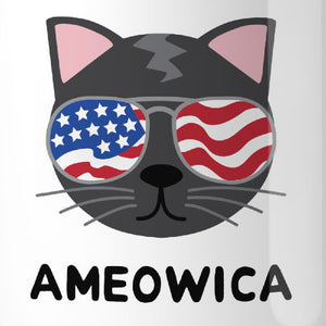 Ameowica 11oz Funny 4th Of July Decorative Gift Mug For Cat Lovers - 365INLOVE