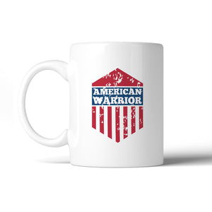 American Warrior US Flag Mug Patriotic Gift Mug Dishwasher Safe - 365INLOVE