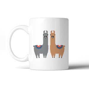 Llama Pattern 11 Oz Ceramic Coffee Mug Microwave Dishwasher Safe