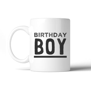 Birthday Boy White Mug