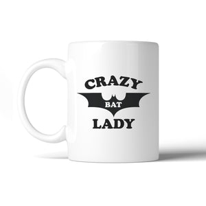 Crazy Bat Lady White Mug