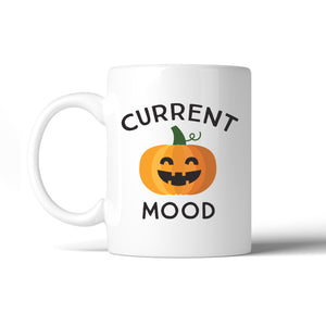 Pumpkin Current Mood White Mug