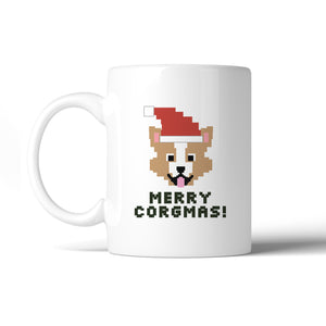 Merry Corgmas Corgi White Mug