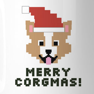 Merry Corgmas Corgi White Mug