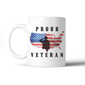 Proud Veteran 11 Oz Ceramic Funny Coffee Mug Independence Day Gift