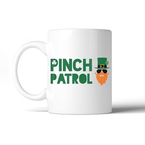 Pinch Patrol Leprechaun 11 Oz Ceramic Coffee Mug For St Paddy's Day