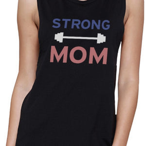 Strong Mom Muscle Tee Work Out Sleeveless Tank Top Gift For Mom - 365INLOVE