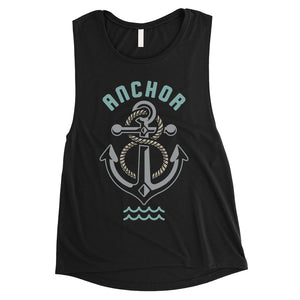 Anchor Hook Womens Muscle Shirt