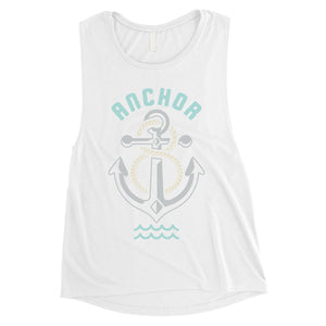 Anchor Hook Womens Muscle Shirt