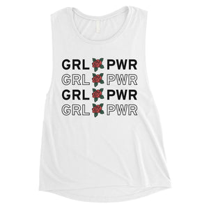 365 Printing Girl Power Womens March Muscle Shirt Motivational Quote Tank Top