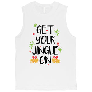 Get Your Jingle On Mens Muscle Top