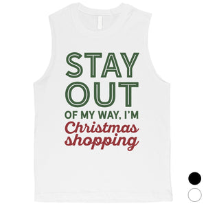 Christmas Shopping Mens Muscle Top