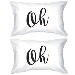 Oh Lovely Letter Printed Unique Graphic Design Standard Pillow Case - 365INLOVE