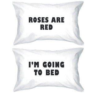 Roses Are Red Cute Pillow Case Funny Gift Ideas For Sleep Lovers - 365INLOVE