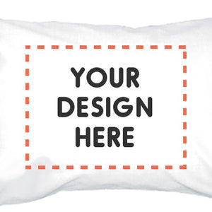 Custom Personalized White Pillowcases