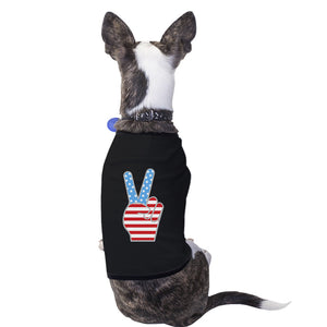 American Flag Pets Shirt Black 4th Of July Small Dog Owners Gifts - 365INLOVE