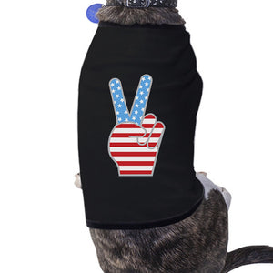 American Flag Pets Shirt Black 4th Of July Small Dog Owners Gifts - 365INLOVE