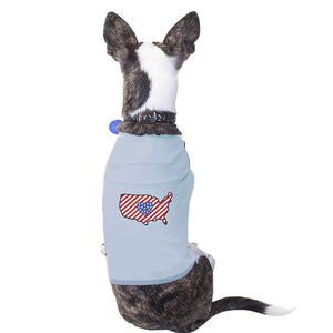 American Flag USA Map Unique Patriotic Gifts For Small Pet Owners - 365INLOVE