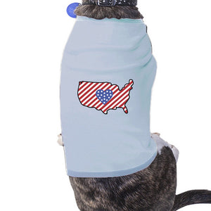 American Flag USA Map Unique Patriotic Gifts For Small Pet Owners - 365INLOVE