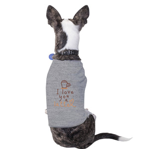 Love A Latte Pet Shirt for Small Dogs