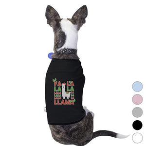Falala Llama Pet Shirt for Small Dogs Funny Dog Lover X-mas Gifts